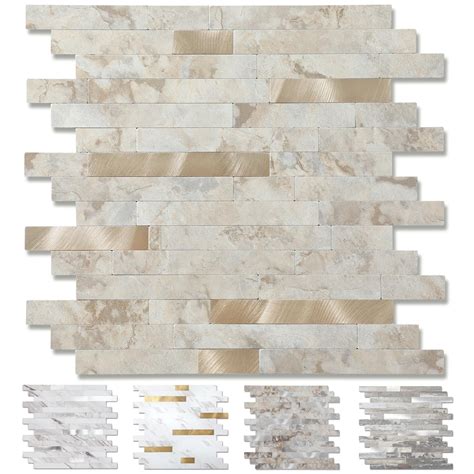 yipscazo 20 sheets peel and stick stone metal tile backsplash|yipscazo peel and stick.